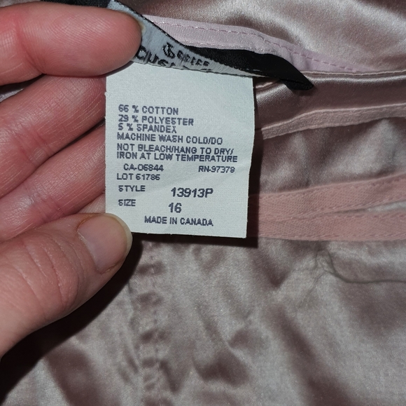 3/$15 Rachel Adams shiny pink skirt - Picture 4 of 4